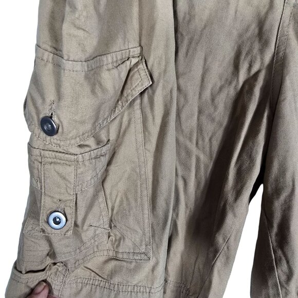 King Size Cargo Shorts 46‎ Big Men's Tan Khaki Pockets - Picture 4 of 7